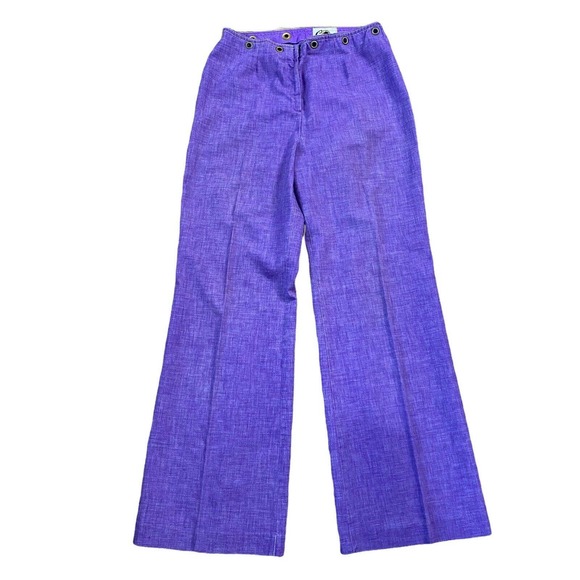 Charm of Hollywood Pants - Vintage Purple Flare Skater Pants